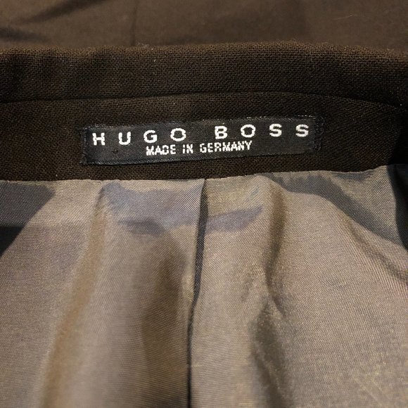 Hugo Boss Wool Blend Blazer Brown Size 50 - Picture 5 of 9